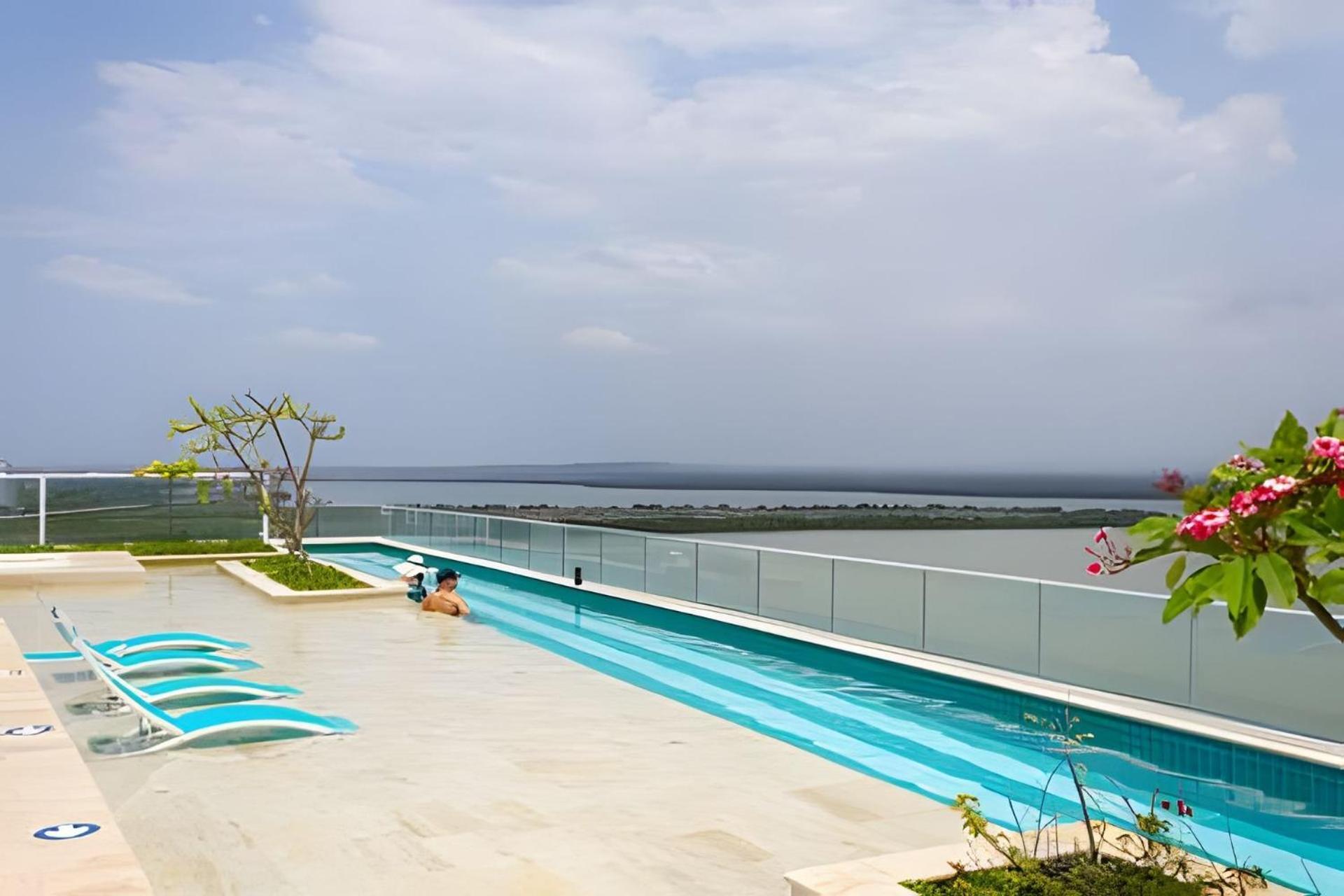 Apartamento La Boquilla 4 personas frente a la playa Cartagena Exterior foto
